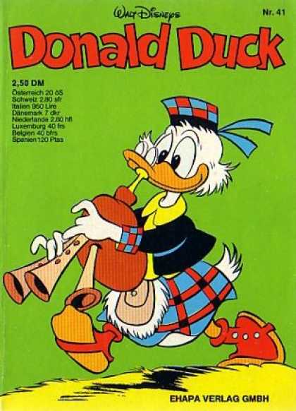 Donald Duck (German) 40 - Walt Disney - Bagpipe - Music - Nr 41 - Ehapa Verlag Gmbh