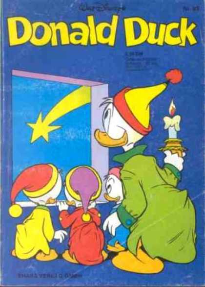 Donald Duck (German) 88 - Walt Disney - Donald Duck - Falling Star - Baby Ducks - Donald With Candle
