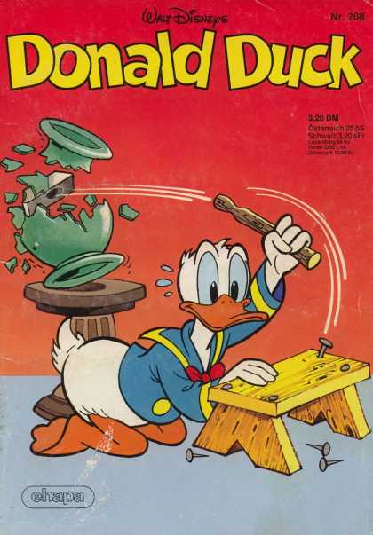 Donald Duck (German) 93 - Walt Disneys - Ehapa - Hammer - Duck - Vase