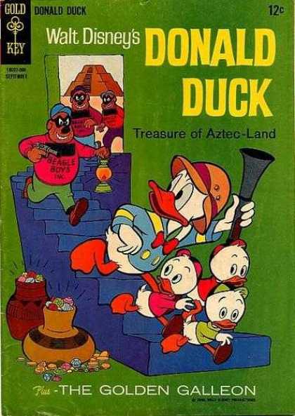 Donald Duck 103 - Walt Disney - Gold Key - Treasure - Aztec-land - Gun