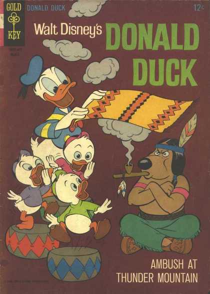 Donald Duck 106 - Rug - Smoke Signals - Gold Key - Ambush At Thunder Mountain - Drums