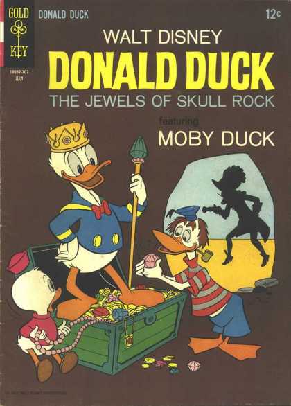 Donald Duck 114 - Jewels Of Skull Rock - Moby Duck - Treasure Chest - Cave - Crown