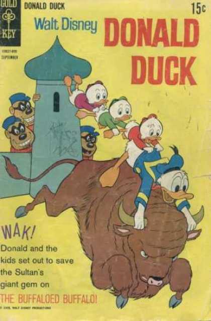 Donald Duck 121 - Buffalo - Thieves - Gem - Running - Gold Key