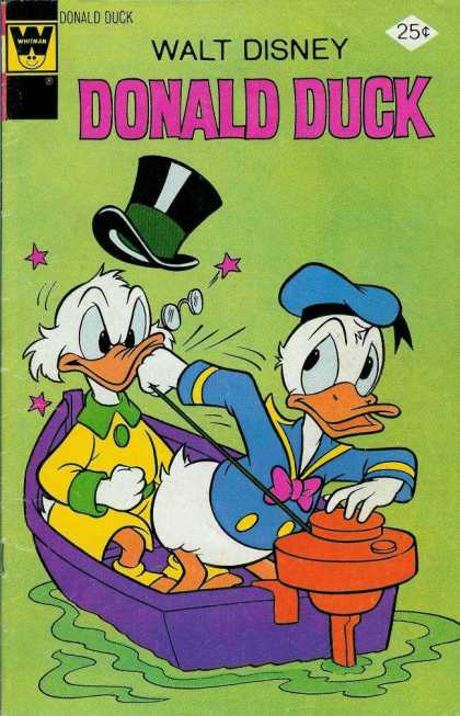 Donald Duck 167 - Disney - Uncle Scrooge - Top Hat - Boat - 25 Cents
