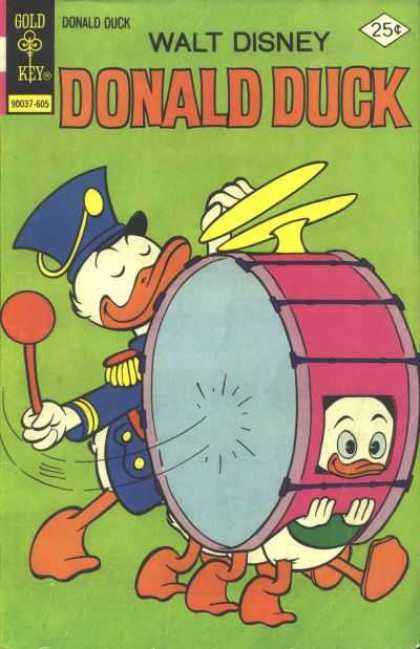 Donald Duck 171 - Donald - Baby - Drum - Sneer - Drum Stick