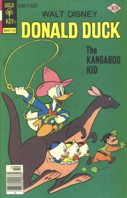 Donald Duck 188 - Disney - The Kangaroo Kid - Gold Key - 30 Cents - Lasso