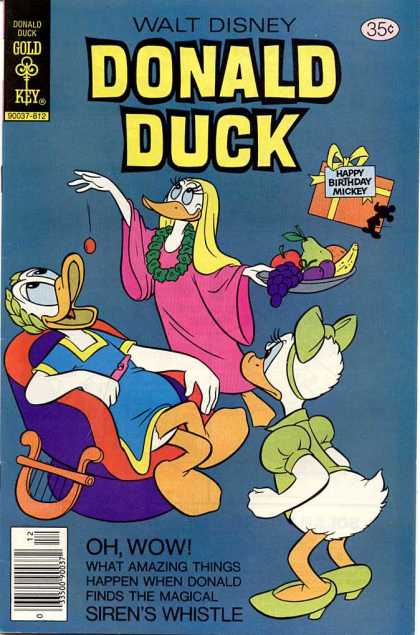 Donald Duck 202 - Fruit - Bow - Lounging - Feeding - Servant