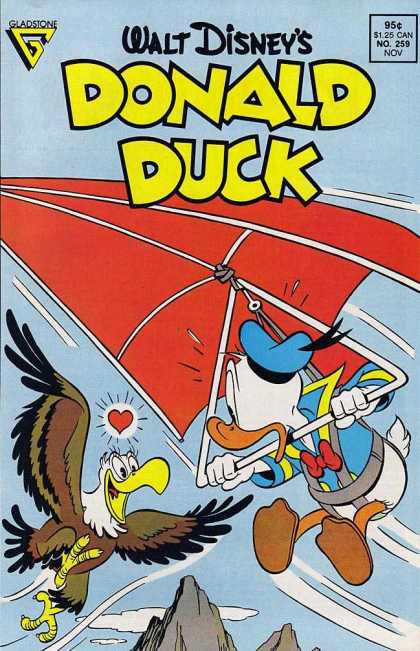 Donald Duck 259 - Walt Disneys - Gladstone - Bird - Mountain - Heart