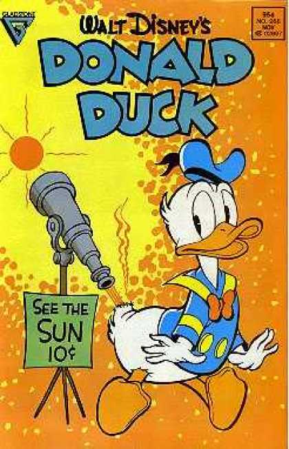 Donald Duck 268 - Telescope - Sun