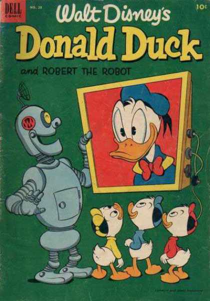 Donald Duck 28 - Walt Disney - Screen - Robot - Donald - Kids