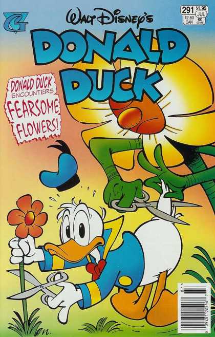 Donald Duck 291 - Walt Disney - Flower - Scissors - Tail - Cut Flowers