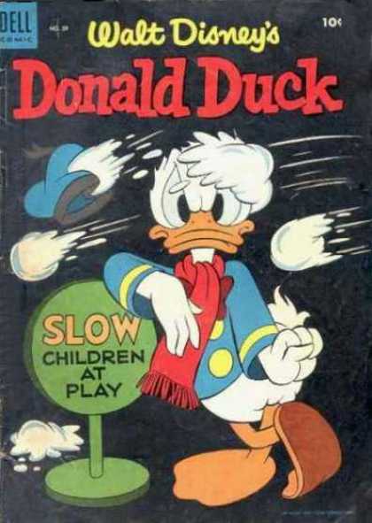 Donald Duck 39 - Disney - Dell - Children - Duck - Snowball