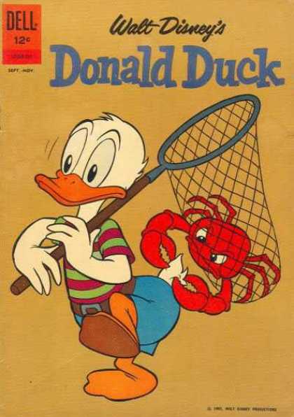 Donald Duck 84 - Walt Disney - Dell - Net - Crab - Duck
