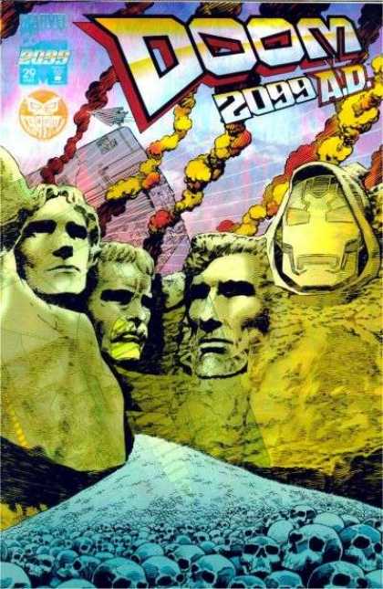 Doom 2099 29 - Thomas Jefferson - Smoke - Doom - Marvel - Rock Faces