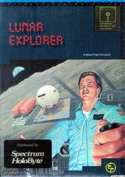 DOS Games - Lunar Explorer: A Space Flight Simulator