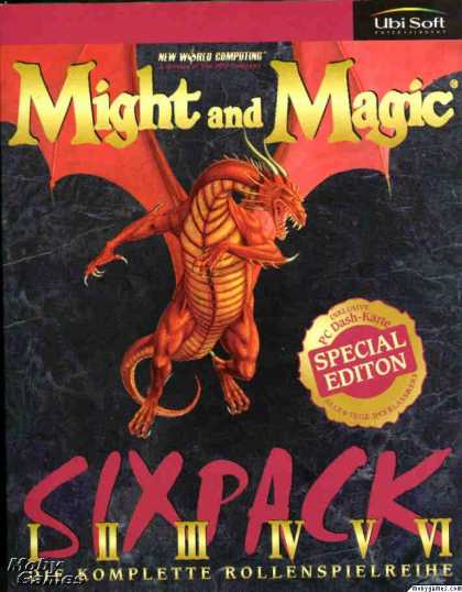 DOS Games - Might and Magic Sixpack