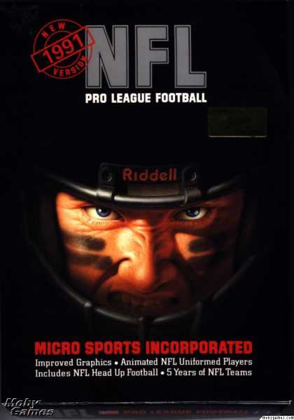 DOS Games - NFL Pro League Football (1991 edition)