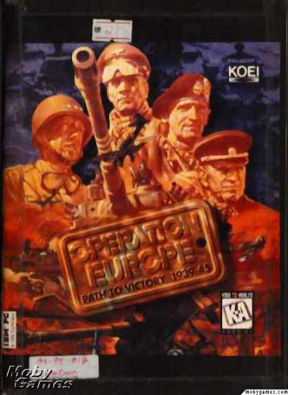 DOS Games - Operation Europe: Path to Victory 1939-45
