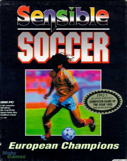 DOS Games - Sensible Soccer: European Champions: 92/93 Edition