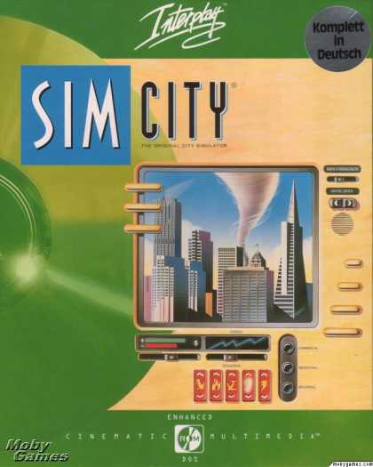 DOS Games - SimCity Enhanced CD-ROM
