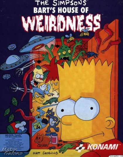 DOS Games - The Simpsons: Bart's House of Weirdness