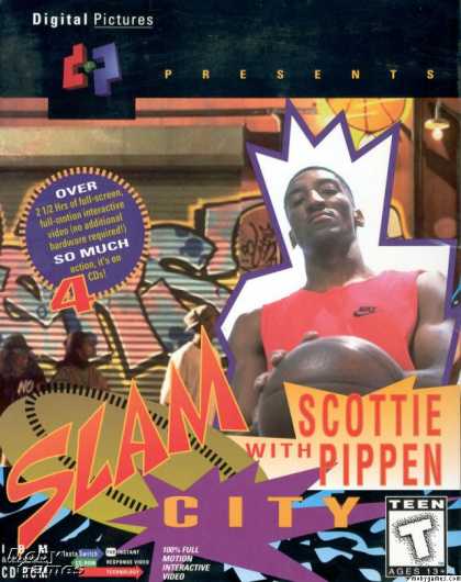 DOS Games - Slam City with Scottie Pippen
