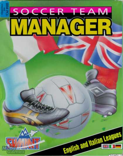 DOS Games - Soccer Team Manager: English and Italian Leagues