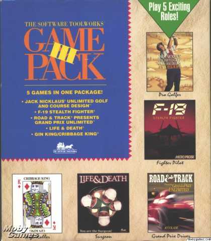 DOS Games - The Software Toolworks Game Pack III
