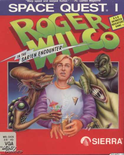 DOS Games - Space Quest I: Roger Wilco in the Sarien Encounter