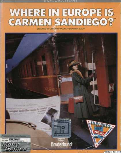 DOS Games - Where in Europe is Carmen Sandiego?
