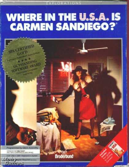 DOS Games - Where in the USA is Carmen Sandiego?
