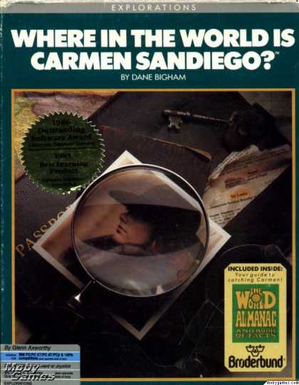 DOS Games - Where in the World is Carmen Sandiego?