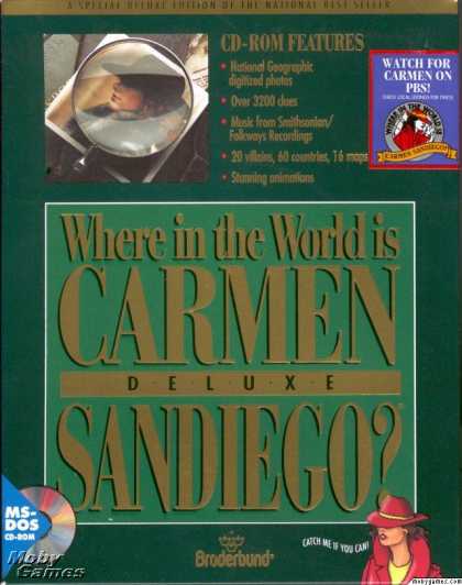 DOS Games - Where in the World is Carmen Sandiego? Deluxe Edition