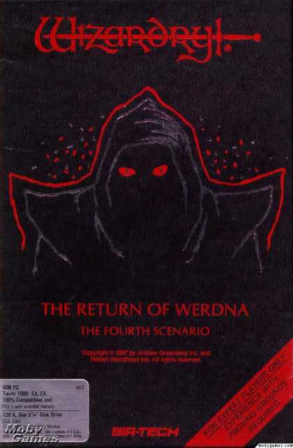 DOS Games - Wizardry IV: The Return of Werdna