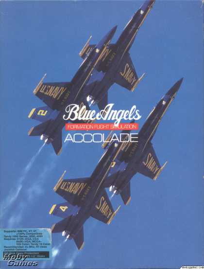 DOS Games - Blue Angels: Formation Flight Simulation