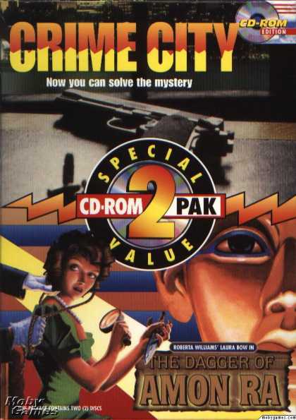 DOS Games - CD-ROM 2 Pack: Crime City and The Dagger of Amon Ra