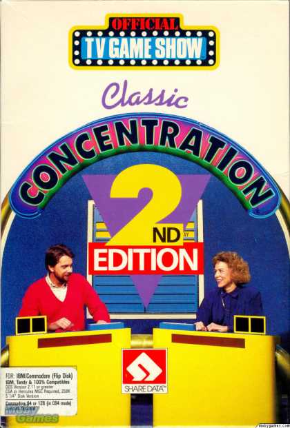 DOS Games - Classic Concentration: 2nd Edition