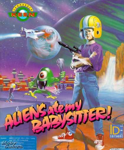 DOS Games - Commander Keen 6: Aliens Ate My Baby Sitter!
