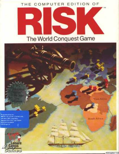 DOS Games - The Computer Edition of Risk: The World Conquest Game