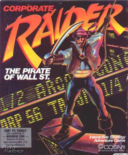 DOS Games - Corporate Raider: The Pirate of Wall St.