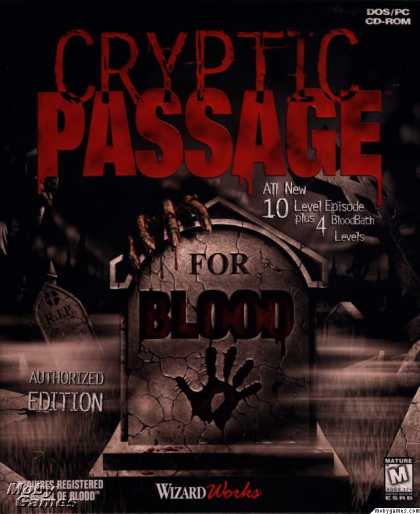 DOS Games - Cryptic Passage for Blood