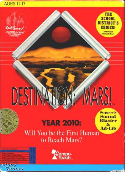 DOS Games - Destination: Mars!