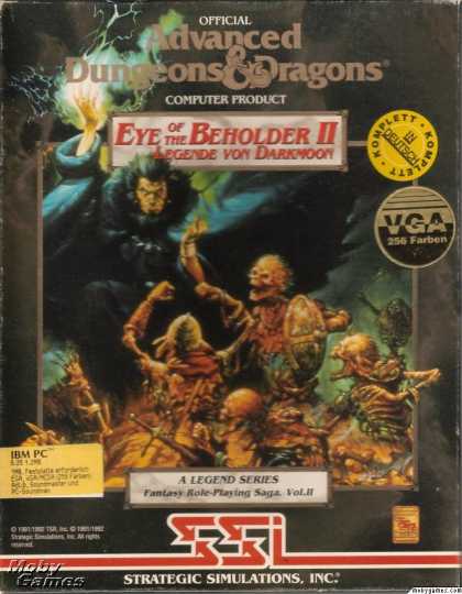 DOS Games - Eye of the Beholder II: The Legend of Darkmoon