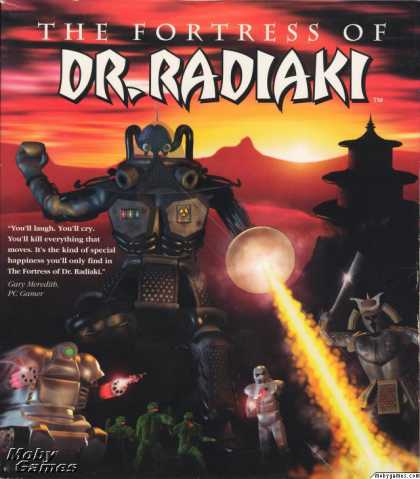 DOS Games - The Fortress of Dr. Radiaki
