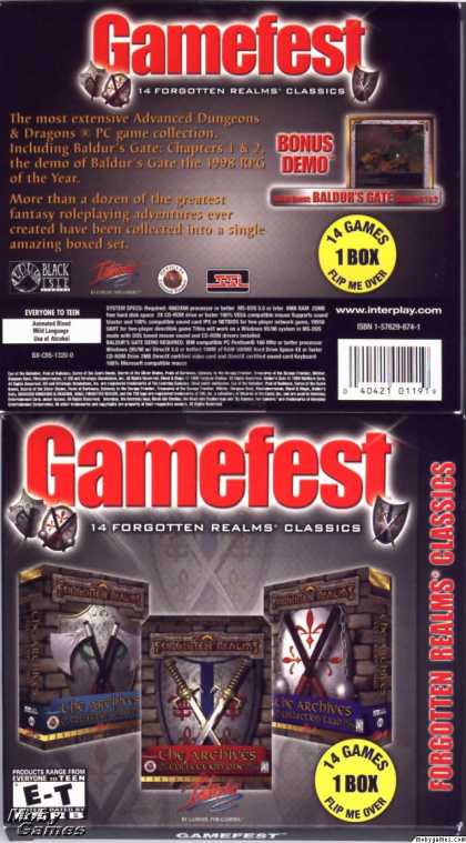 DOS Games - Gamefest: Forgotten Realms Classics