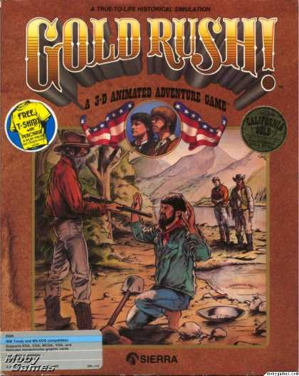 DOS Games - Gold Rush!