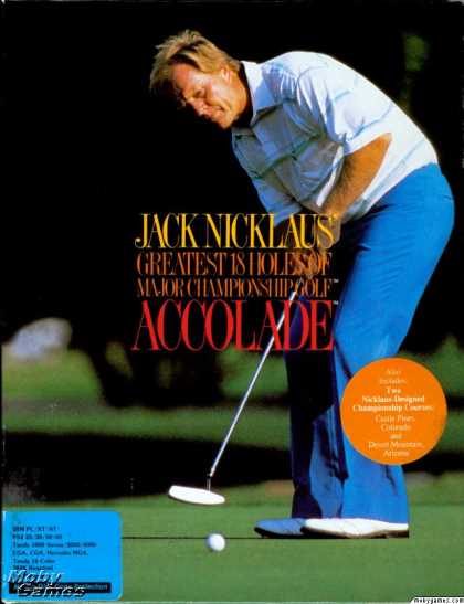 DOS Games - Jack Nicklaus' Greatest 18 Holes of Major Championship Golf