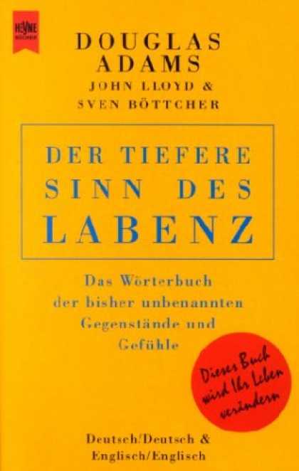 Douglas Adams Books - Der Tiefere Sinn DES Labenz (German Edition)