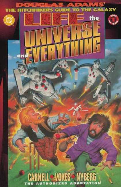 Douglas Adams Books - LIFE THE UNIVERSE & EVERYTHING #1-3 complete sequel to Hitchhiker's Guide To The