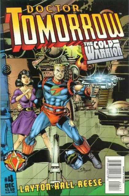 Dr. Tomorrow 4 - The Cold Warrior - Gun - Layton Hall Reese - Acclaim Comics - Machines